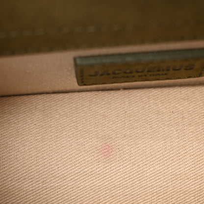 Jacquemus Suede Calfskin Le Bambino Dark Khaki 7 of 10