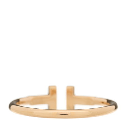 Tiffany 18K Yellow Gold T Wire Ring 61 9.5 3 of 5