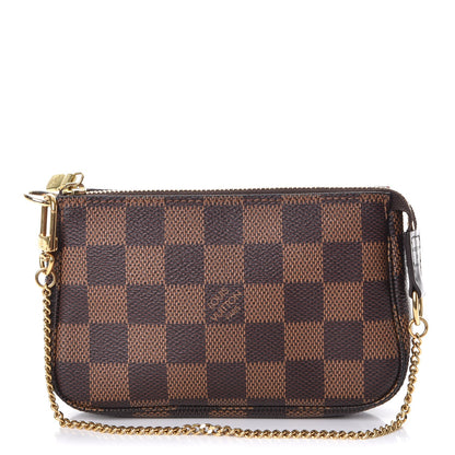 Louis Vuitton Damier Ebene Mini Pochette Accessories 1 of 7