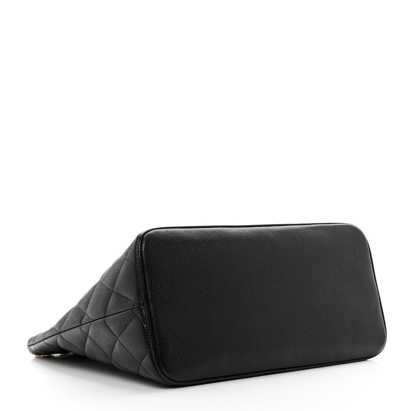 Caviar Quilted Medallion Tote Black