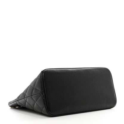 Chanel Caviar Quilted Medallion Tote Black 4 of 11