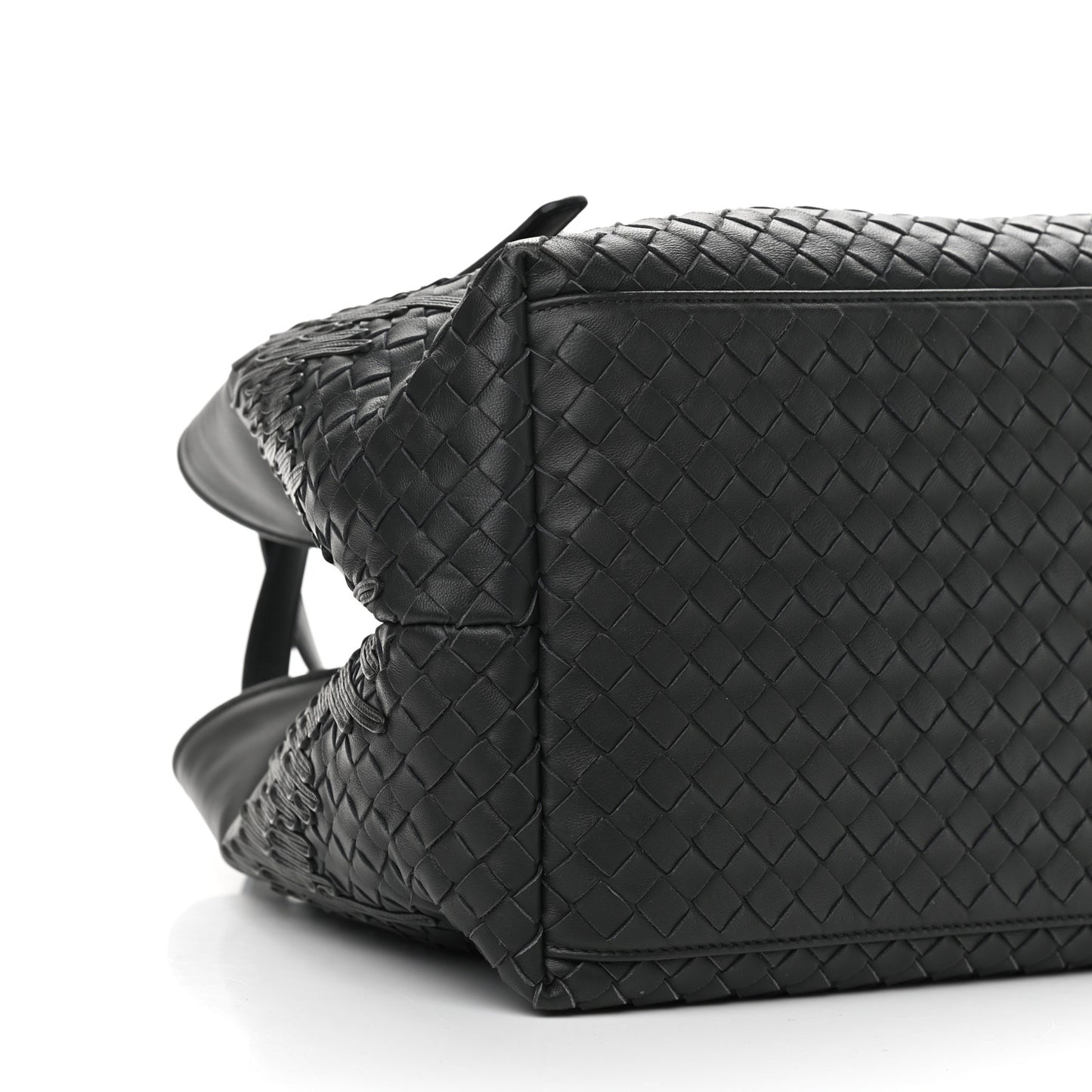 Nappa Intrecciato Medium Flow Wave Tote Ardoise