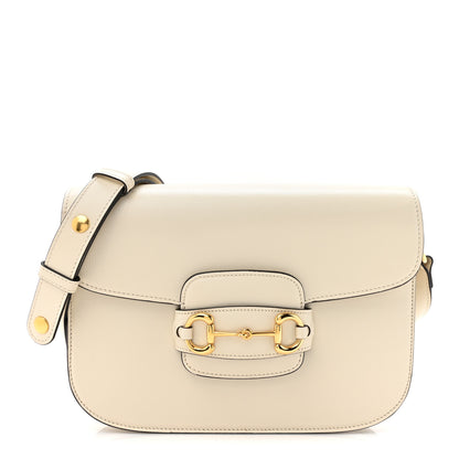 Gucci Azalea Calfskin Horsebit 1955 Shoulder Bag Mystic White 1 of 12