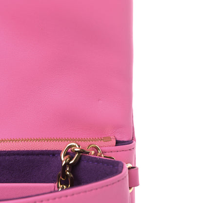 Louis Vuitton Lambskin Embossed Monogram Vuittamins Pochette Coussin Rose Violet 11 of 12