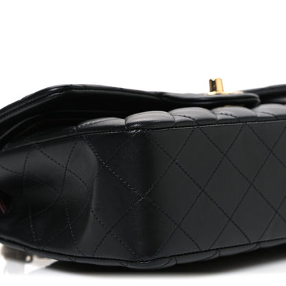 Chanel Lambskin Quilted Small Double Flap Black 9 of 10