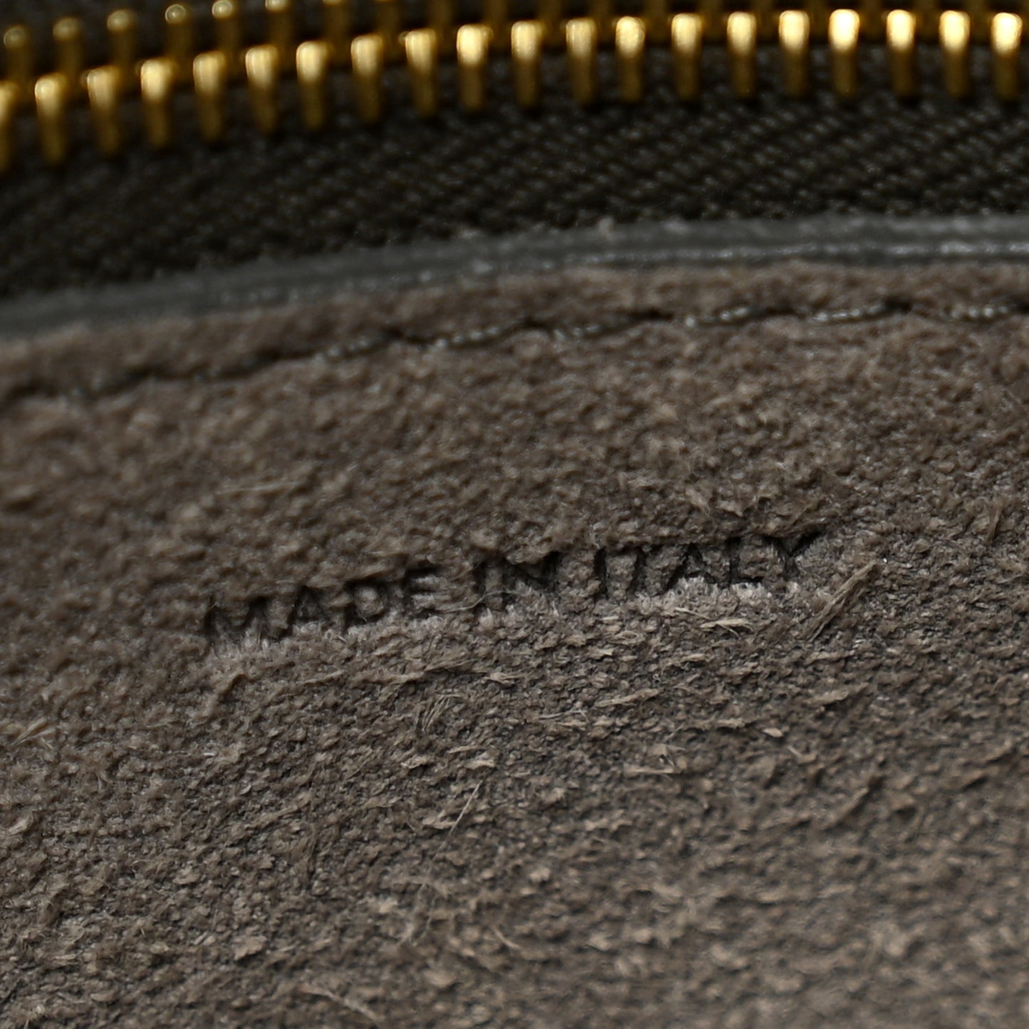 Soft Grained Calfskin Sangle Bucket Bag Kohl