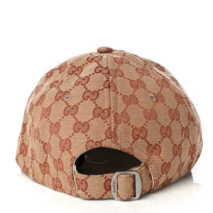 Gucci X MLB Monogram NY Yankees Baseball Hat 57-61 Beige Ruggine 3 of 10
