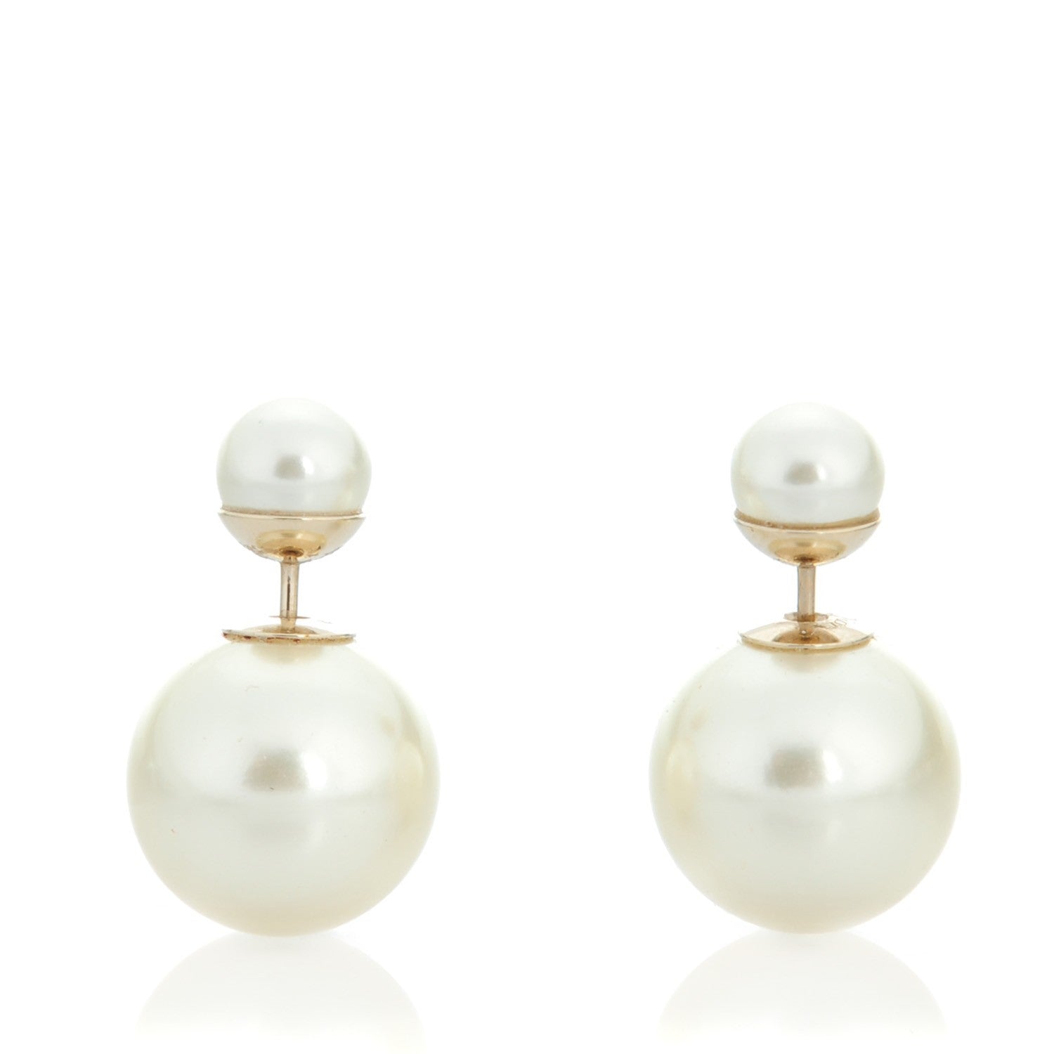 Christian Dior Pearl Mise En Dior Tribal Earrings 1 of 5