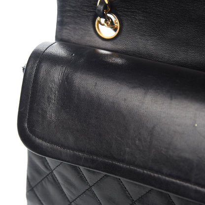 Chanel Lambskin Quilted Medium Double Flap Black 10 of 10