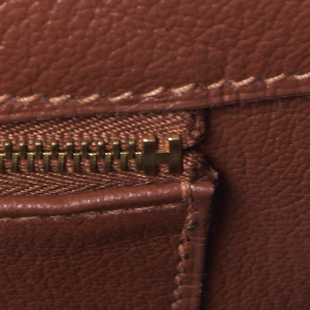 Taurillon Clemence Birkin 35 Marron D'Inde