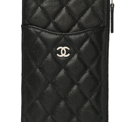 Chanel Caviar Quilted Classic iPhone Pouch Black 14 of 17