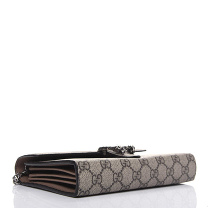 Gucci GG Supreme Monogram Mini Dionysus Chain Wallet Beige Taupe 4 of 15