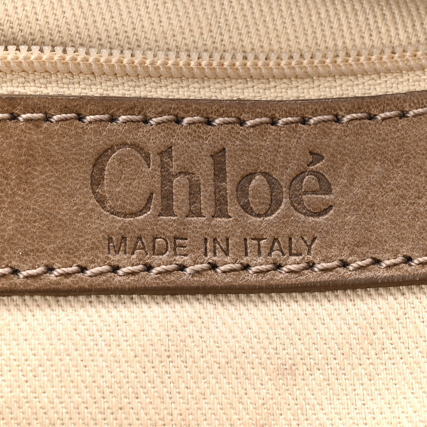 Chloe Snakeskin Calfskin Silverado Shoulder Bag Beige 6 of 14