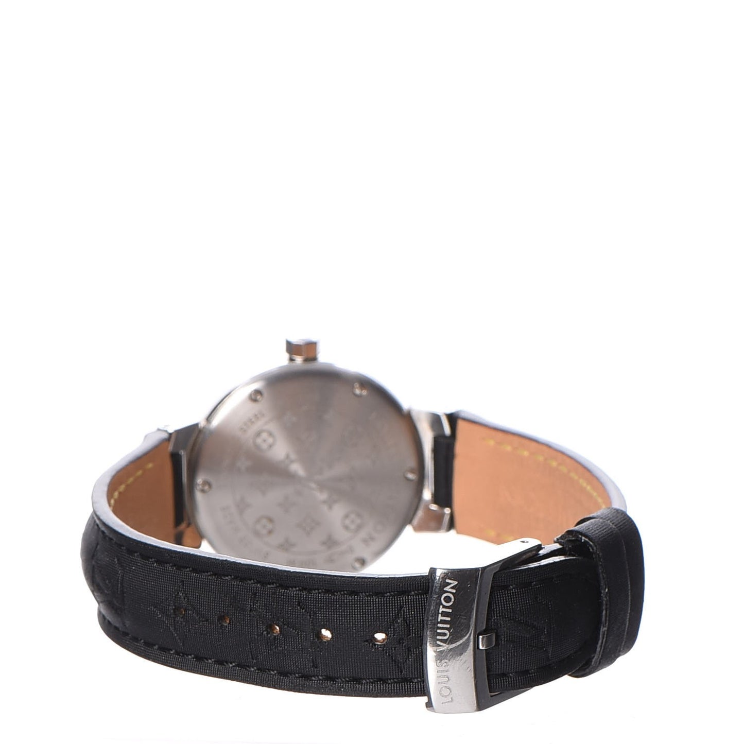 Stainless Steel Douceur Diamond Mother of Pearl 28mm Tambour Lovely Quartz Watch