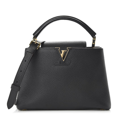 Louis Vuitton Taurillon Capucines BB Black 1 of 9