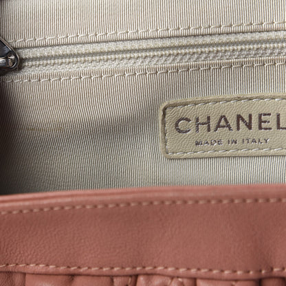 Chanel Washed Lambskin Quilted Medium Chain Around Flap Pink 10 of 11
