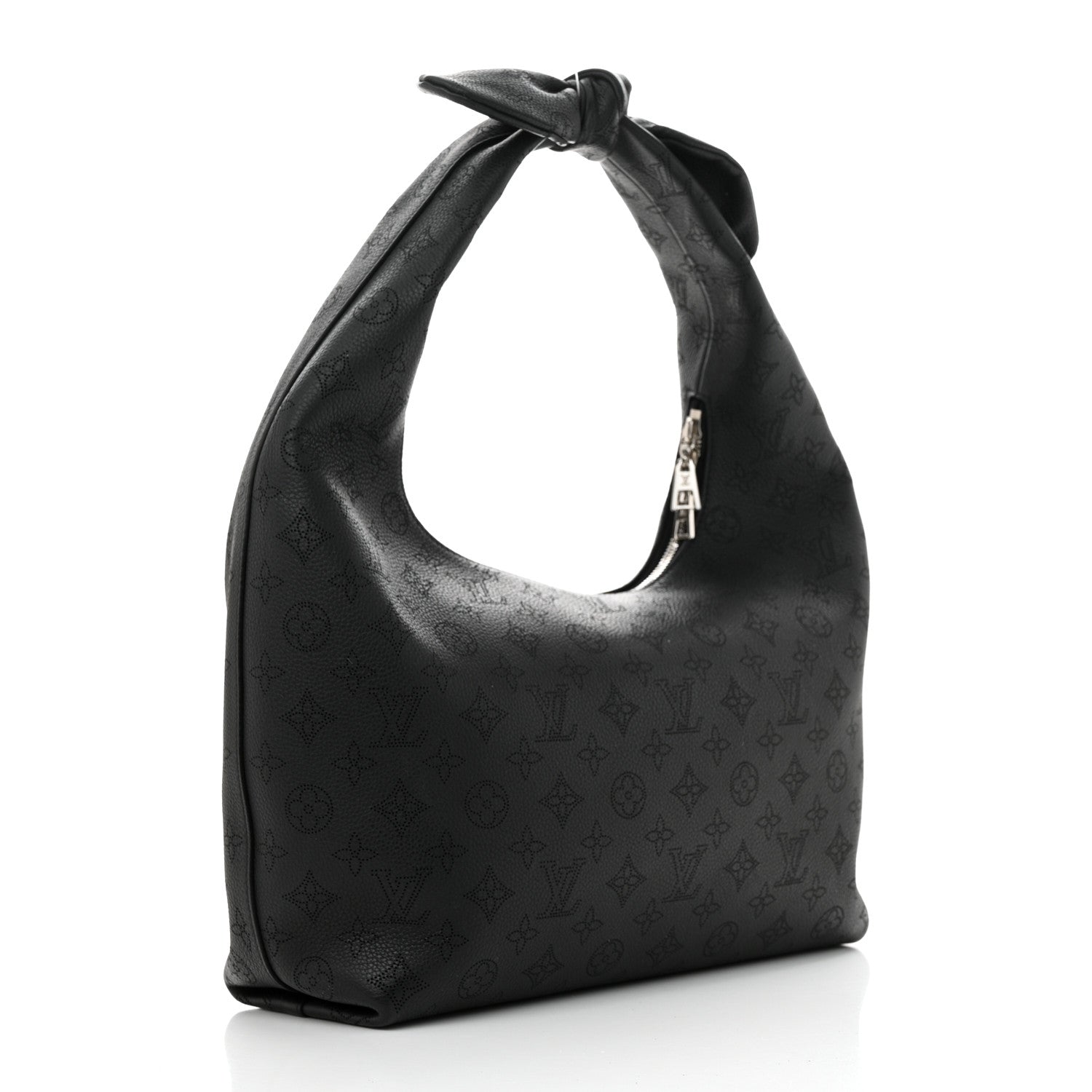Louis Vuitton Mahina Why Knot MM Black 3 of 9