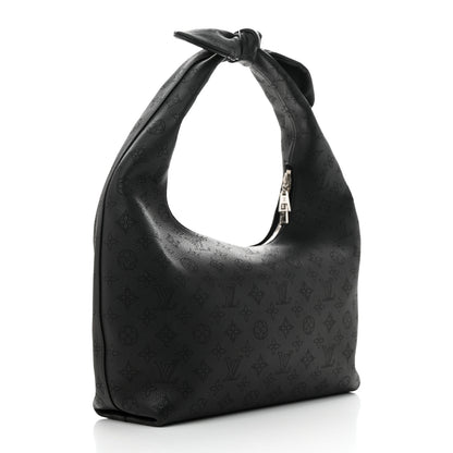 Louis Vuitton Mahina Why Knot MM Black 3 of 9