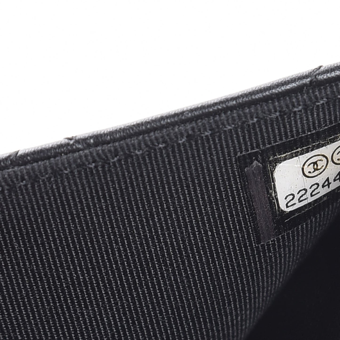 Aged Calfskin Quilted Reissue Wallet On Chain WOC Black