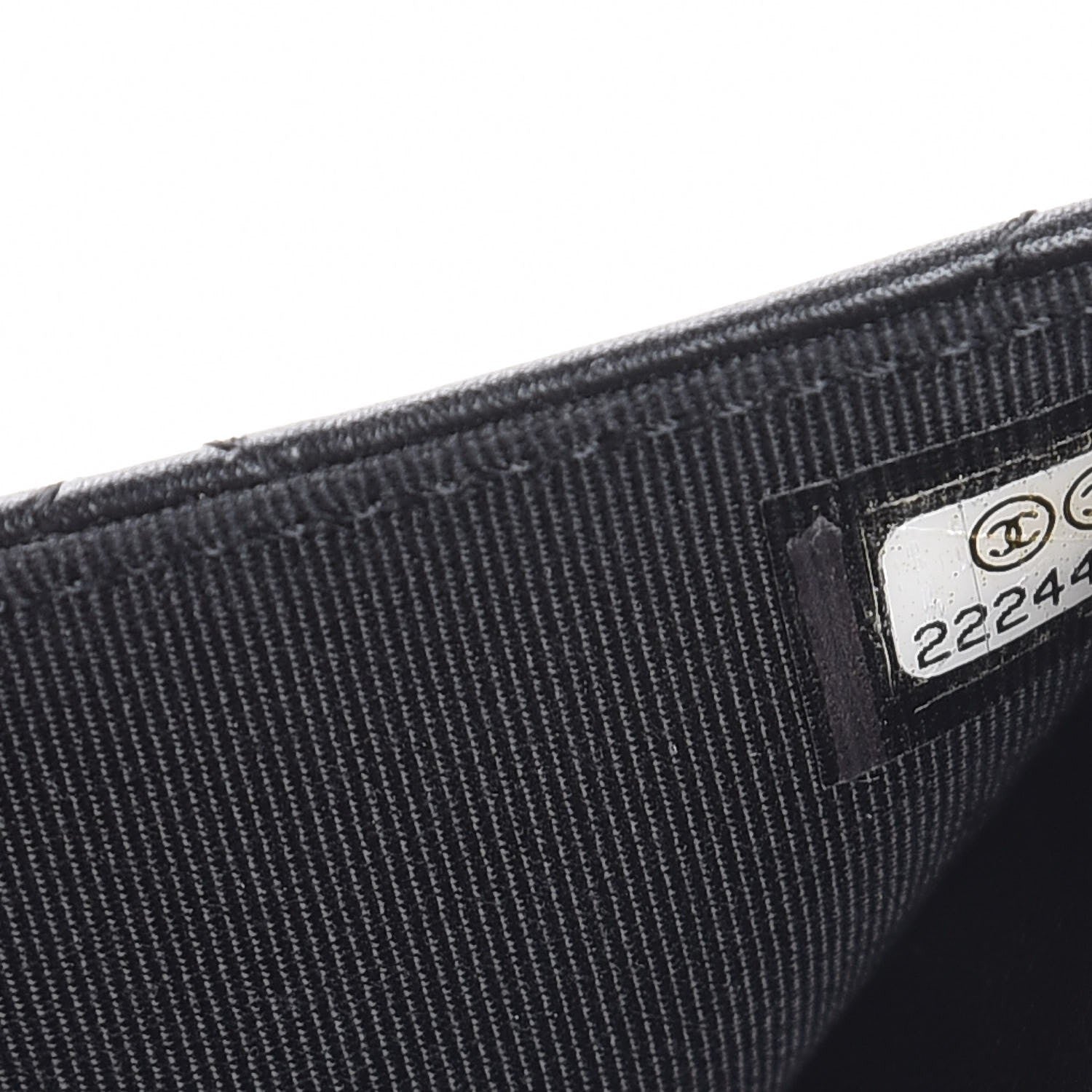 Chanel Aged Calfskin Quilted Reissue Wallet On Chain WOC Black 8 of 8