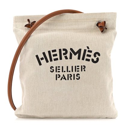 Hermes Canvas Swift Aline Grooming Bag Gold 1 of 10