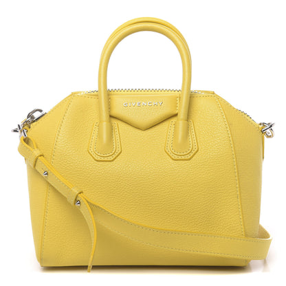 Givenchy Sugar Goatskin Mini Antigona Yellow 1 of 17