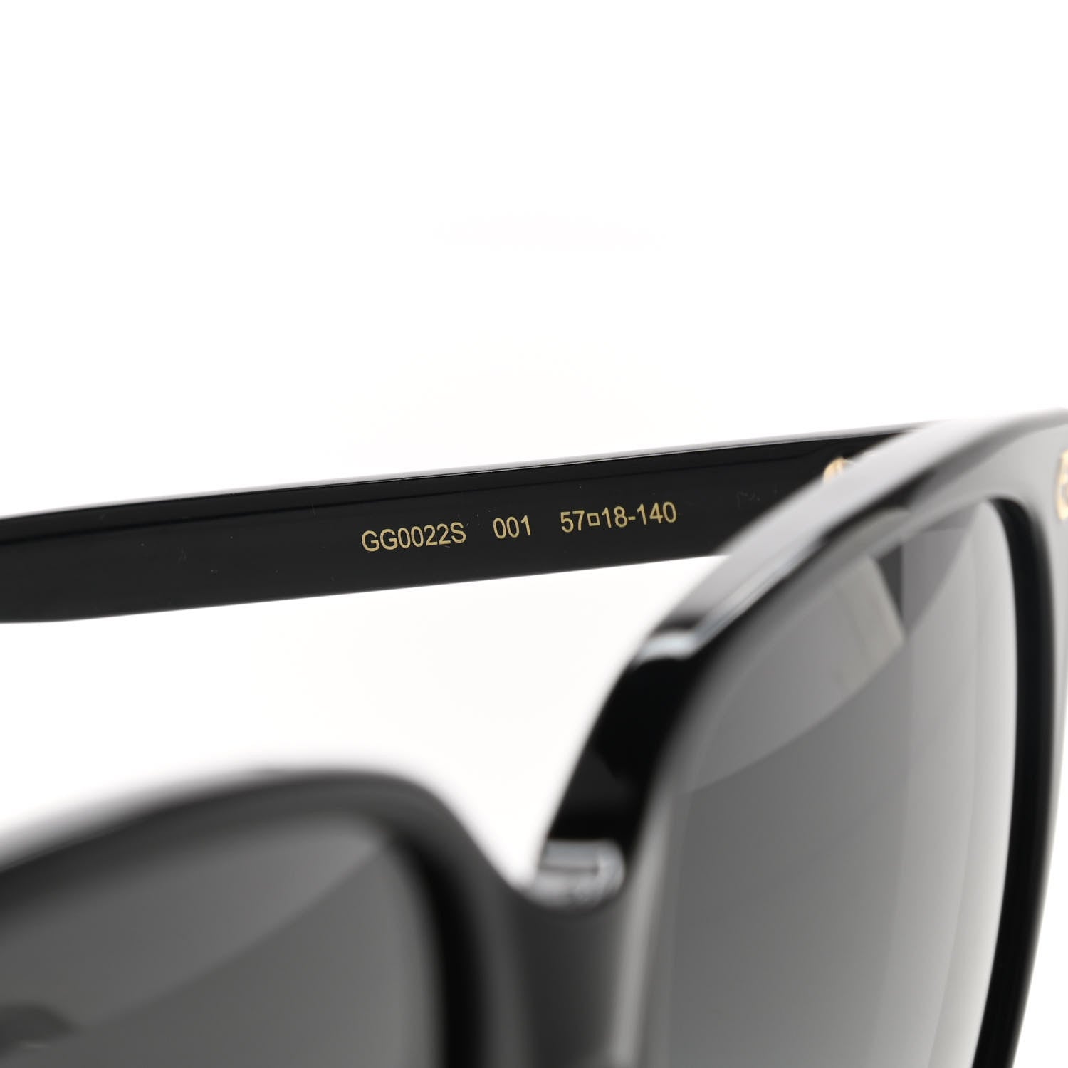 Gucci Acetate GG Sunglasses GG0022S Black 5 of 7