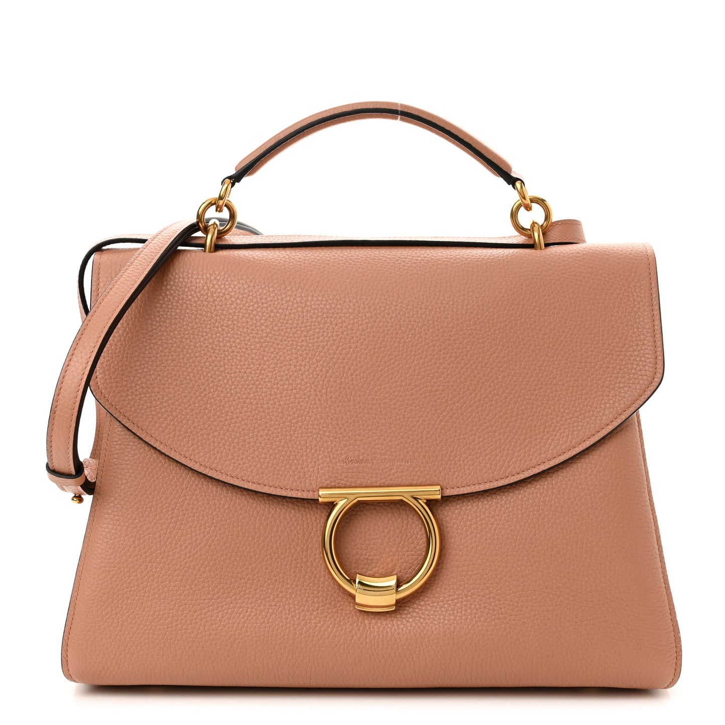 Calfskin Medium Margot Top Handle Satchel New Blush