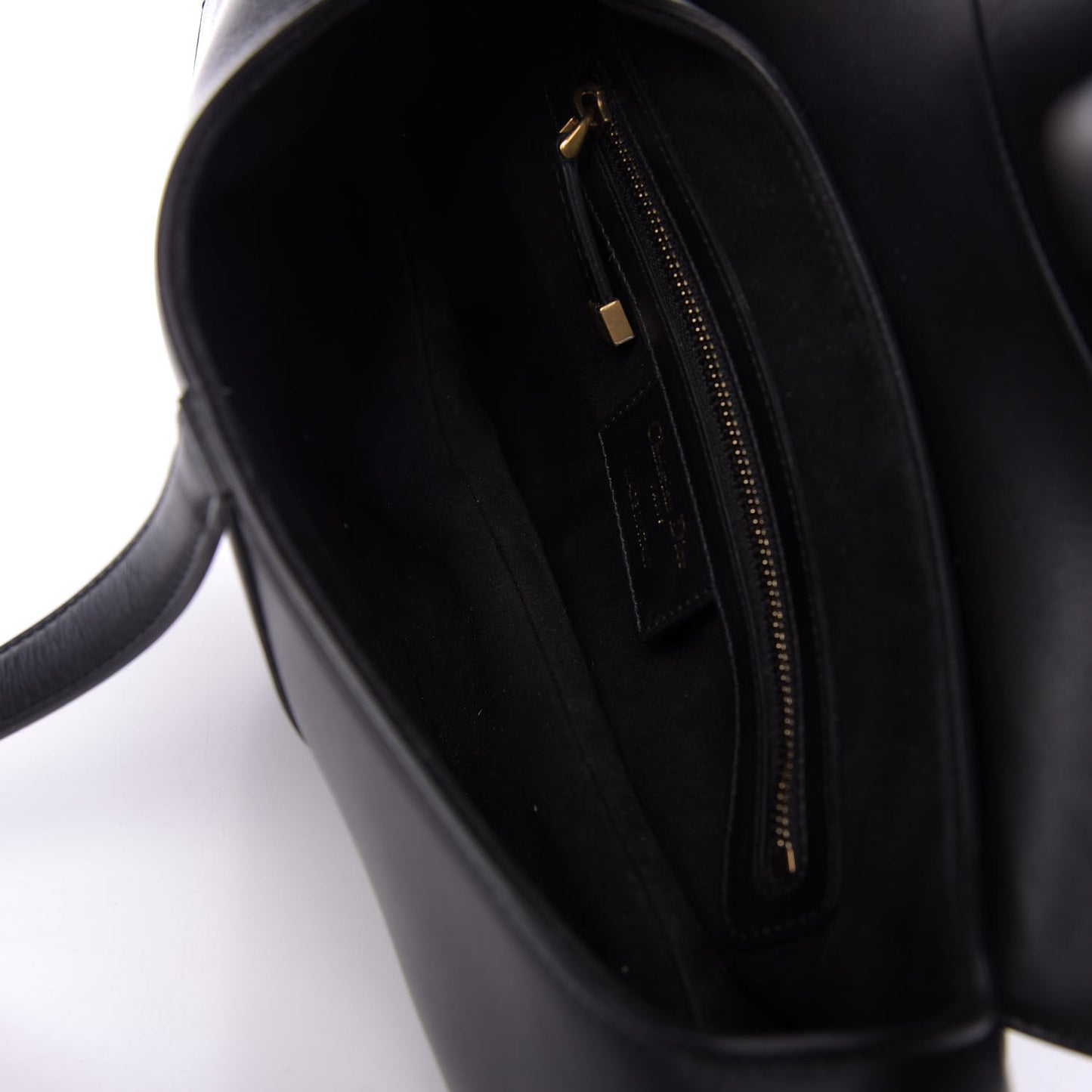 Calfskin Saddle Bag Black