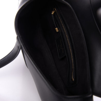 Christian Dior Calfskin Saddle Bag Black 5 of 10