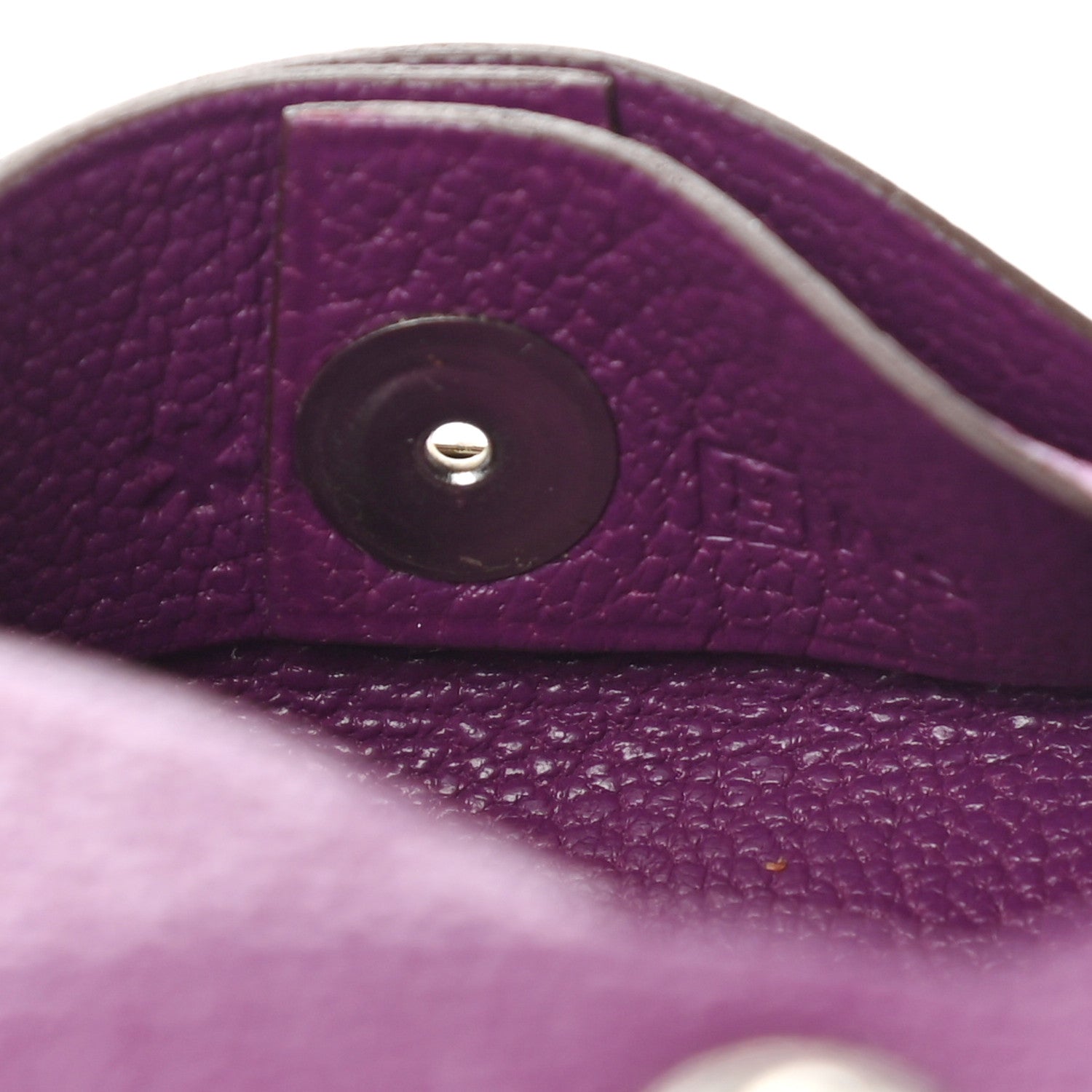 Hermes Chevre Mysore Bastia Coin Purse Anemone 7 of 10