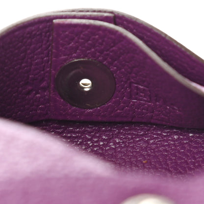 Hermes Chevre Mysore Bastia Coin Purse Anemone 7 of 10