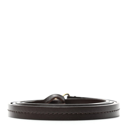 Louis Vuitton Calfskin 12mm Favorite Long Strap Brown 2 of 6