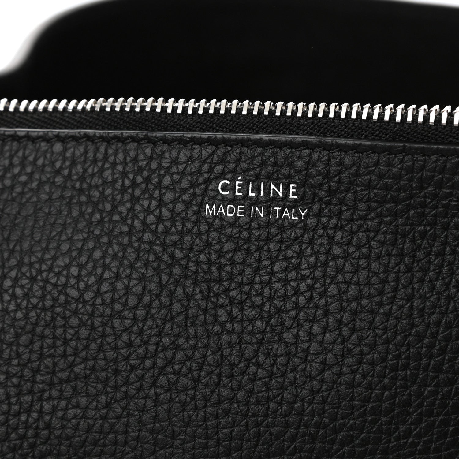 Celine Supple Grained Calfskin Big Bag Bucket Black 5 of 6