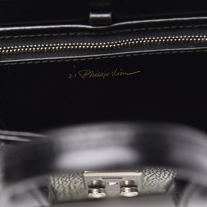 3.1 Phillip Lim 3.1 Smooth Calfskin Stingray Mini Pashli Satchel Black 6 of 11