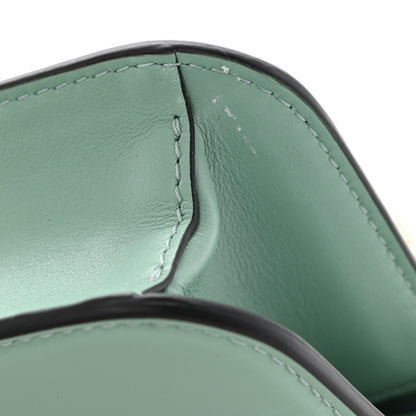Valentino Garavani Calfskin Crystal Vlogo Loco Shoulder Bag Morning Dew 12 of 13