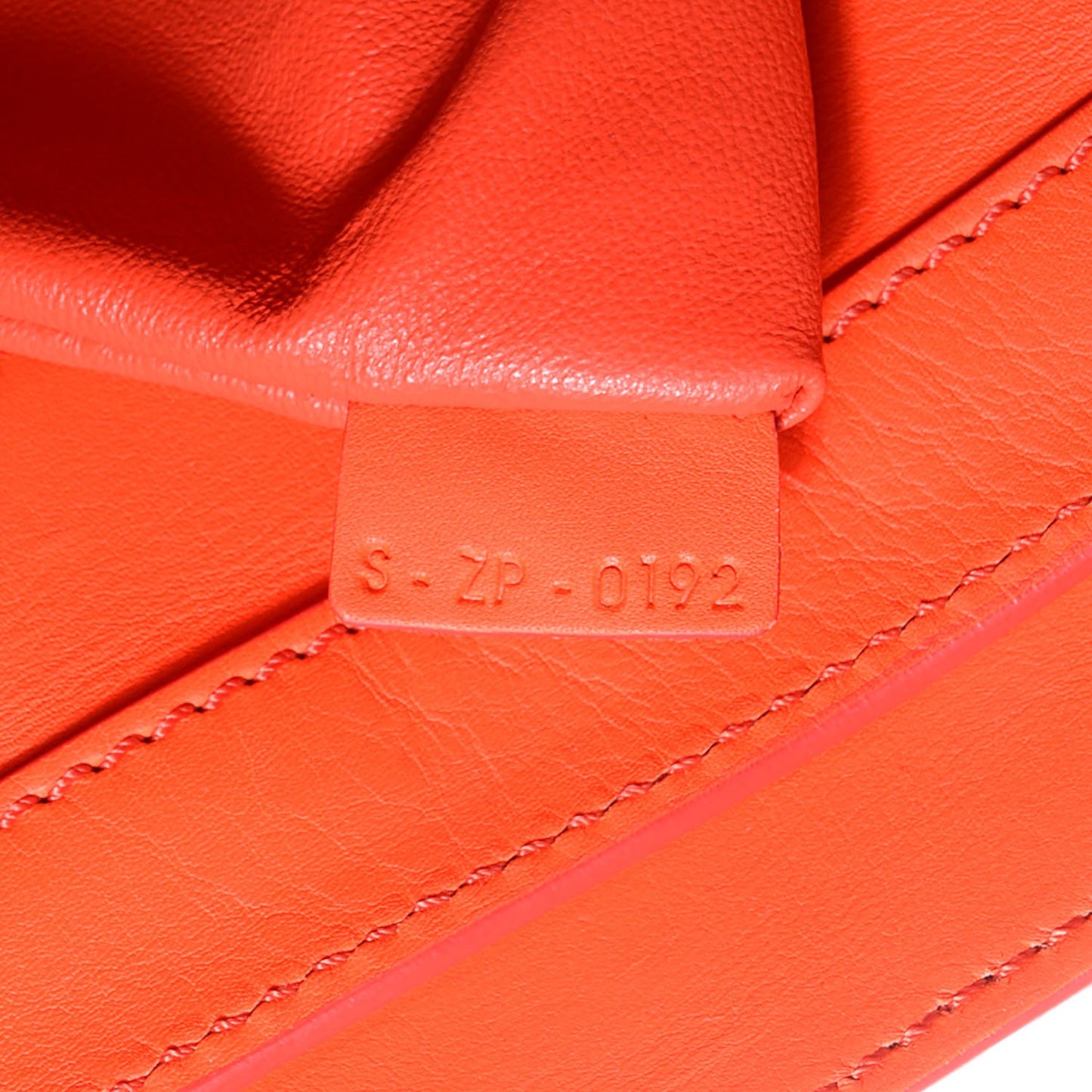 Smooth Calfskin Mini Luggage Bright Orange