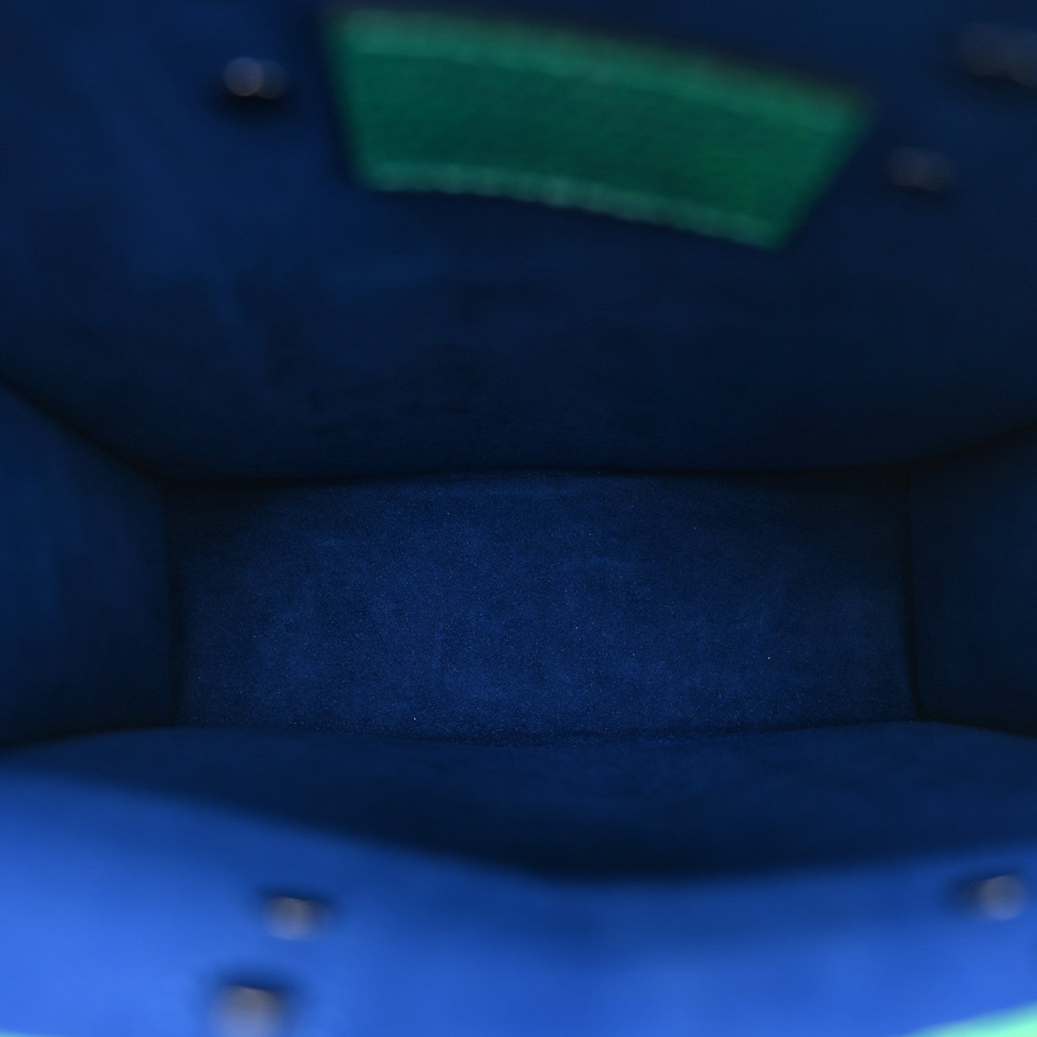 Louis Vuitton Taurillon Illusion Sac Plat XS Bleu Vert 5 of 9