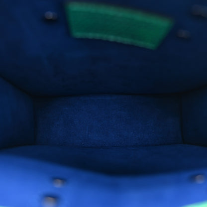 Louis Vuitton Taurillon Illusion Sac Plat XS Bleu Vert 5 of 9