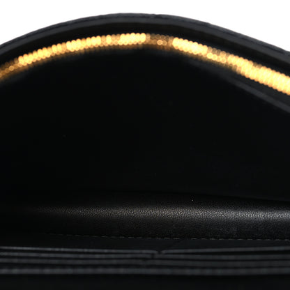 Christian Dior Supple Calfskin Cannage Caro Belt Pouch with Chain  Black 5 of 10