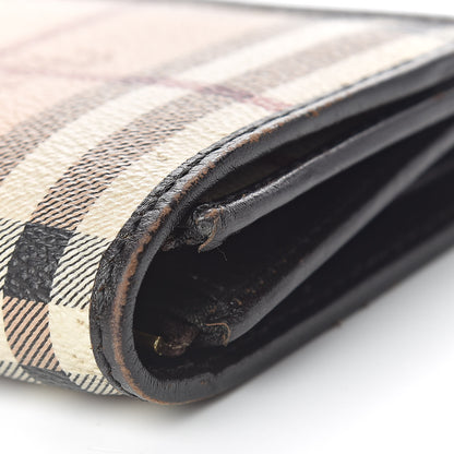 Burberry Haymarket Check Medium Leighton Wallet Chocolate 11 of 14
