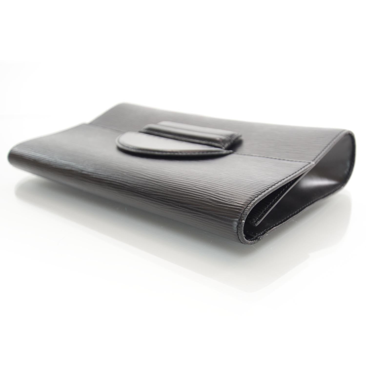 Louis Vuitton Epi Chaillot Clutch Black 3 of 7