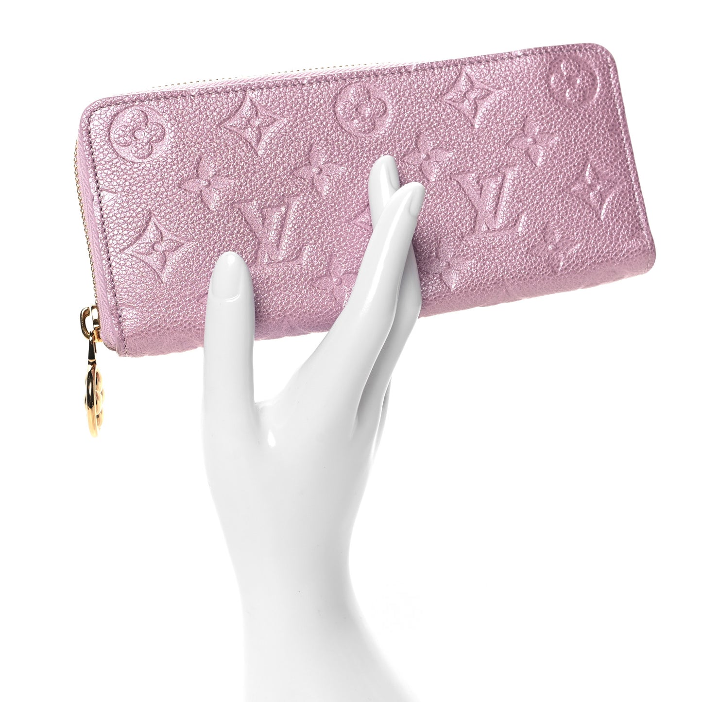 Metallic Empreinte Clemence Wallet Pearly Lilac