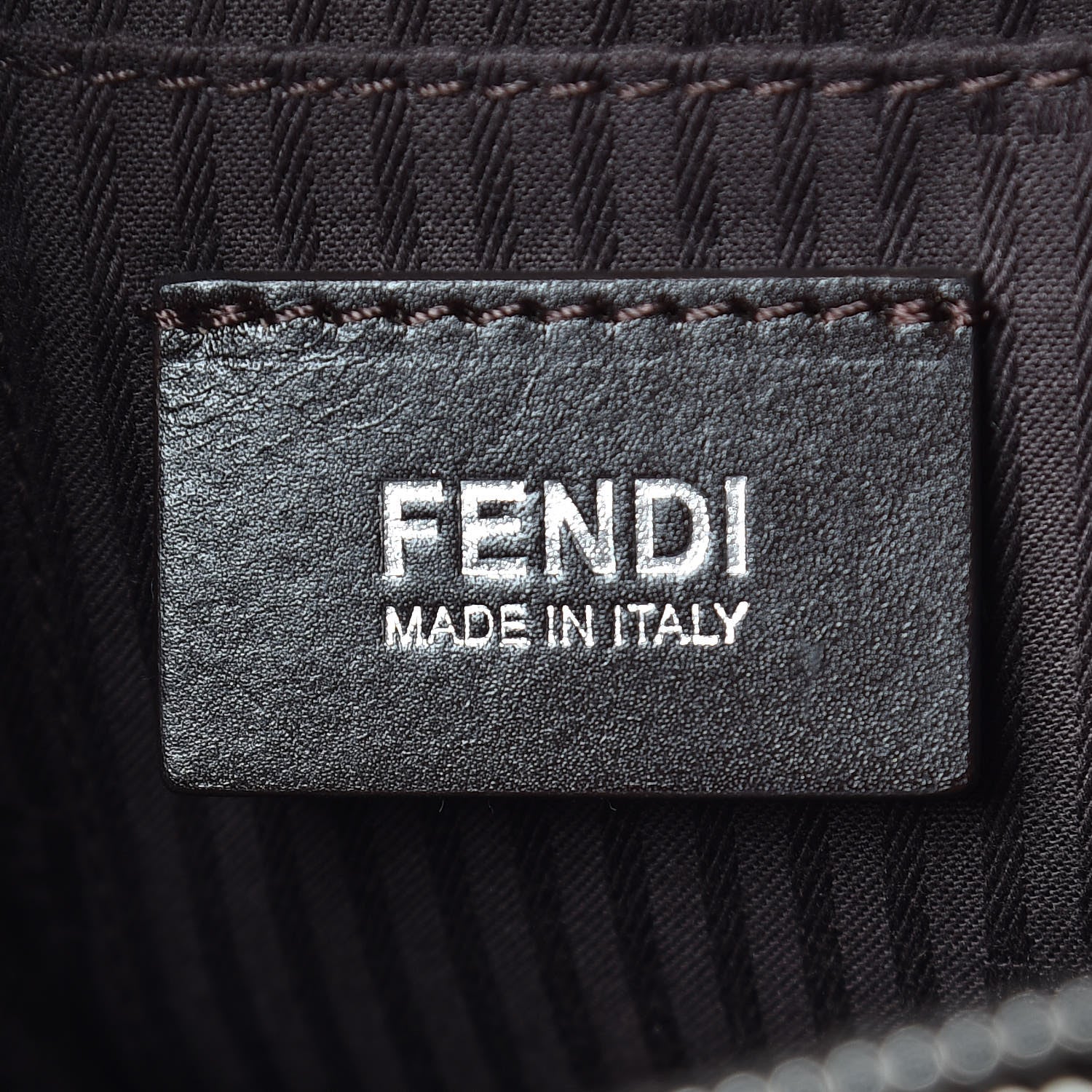 Fendi Vitello Elite Regular 2Jours Tote Caffe Noir 8 of 10
