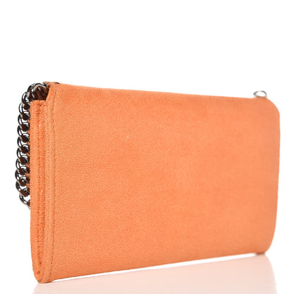 Stella McCartney Shaggy Deer Falabella Flap Wallet Orange 3 of 7