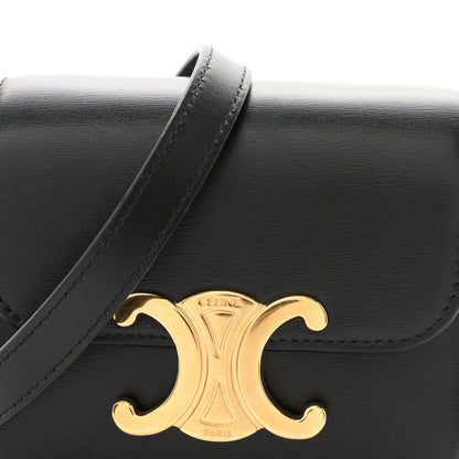 Celine Shiny Calfskin Mini Claude Black 7 of 10