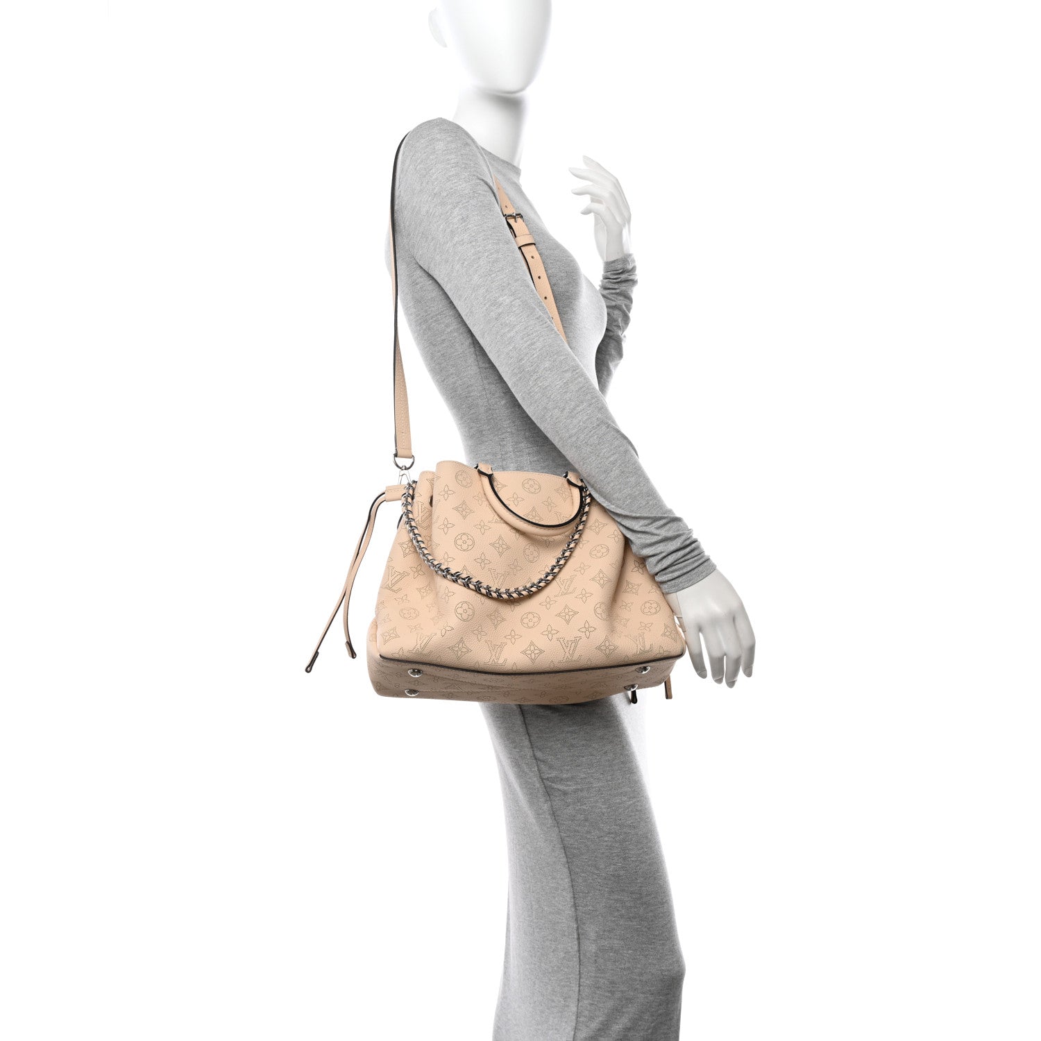 Louis Vuitton Mahina Bella Tote Creme Beige 2 of 10