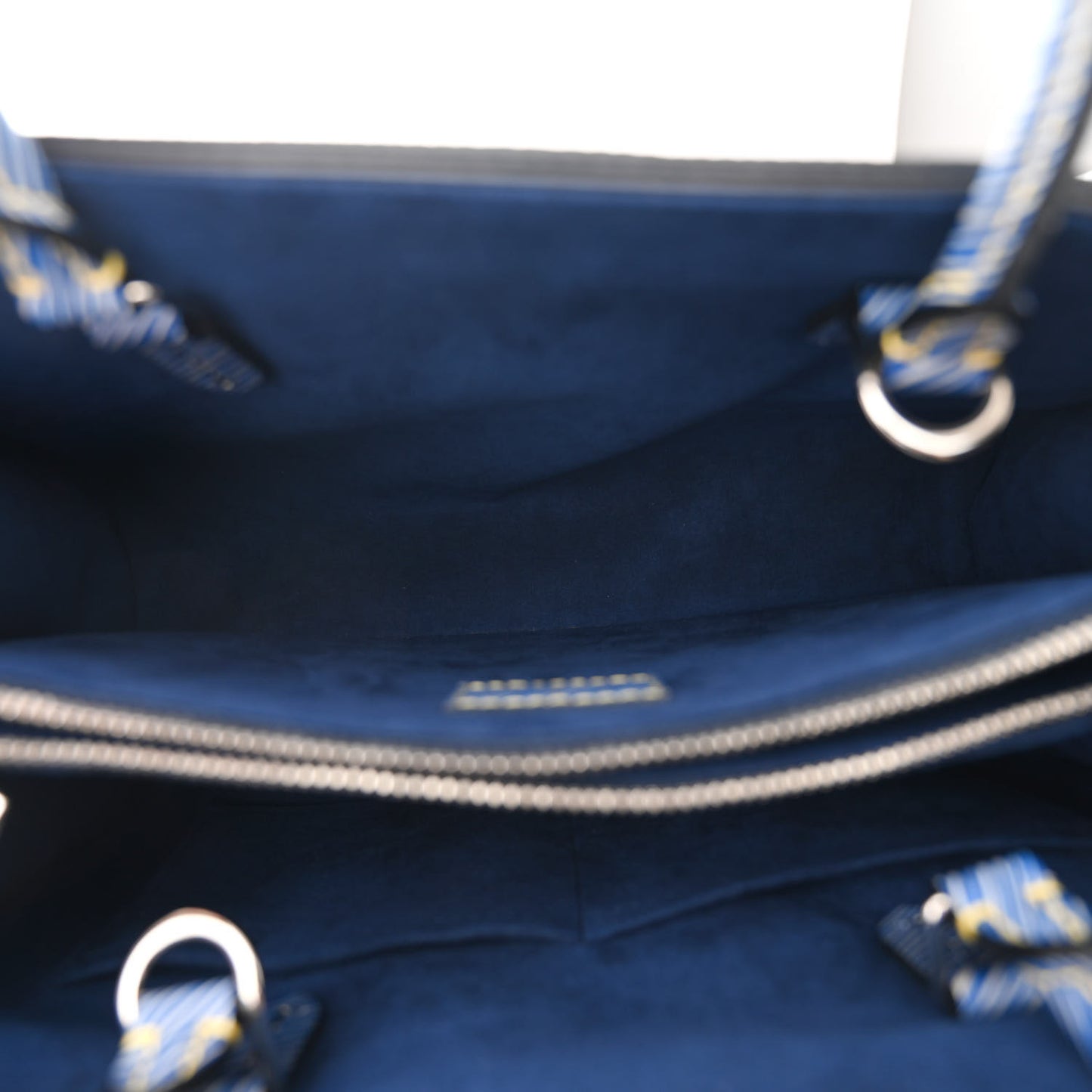 Epi Pins Twist Tote Denim Light