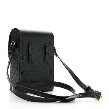 Gucci Dollar Calfskin Vertical Horsebit 1955 Crossbody Bag Black 3 of 10