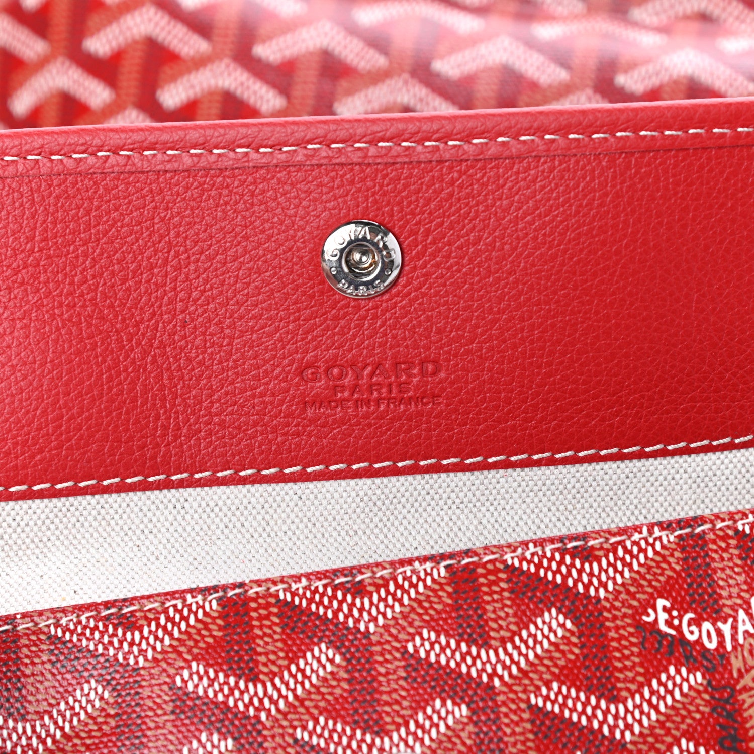 Goyard Goyardine Saint Louis PM Red 7 of 10